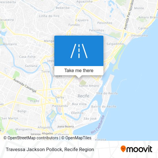 Travessa Jackson Pollock map