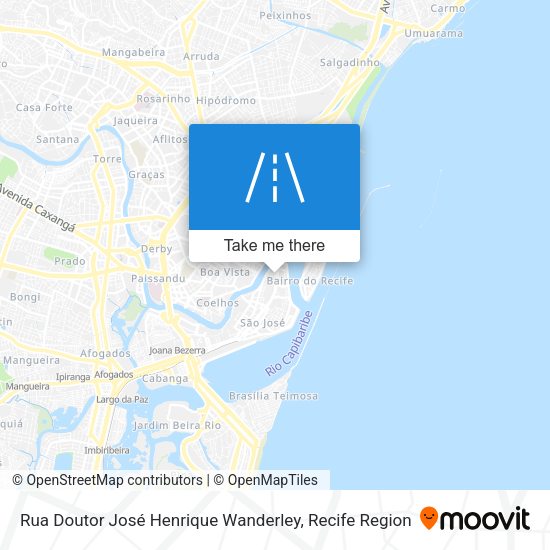 Rua Doutor José Henrique Wanderley map