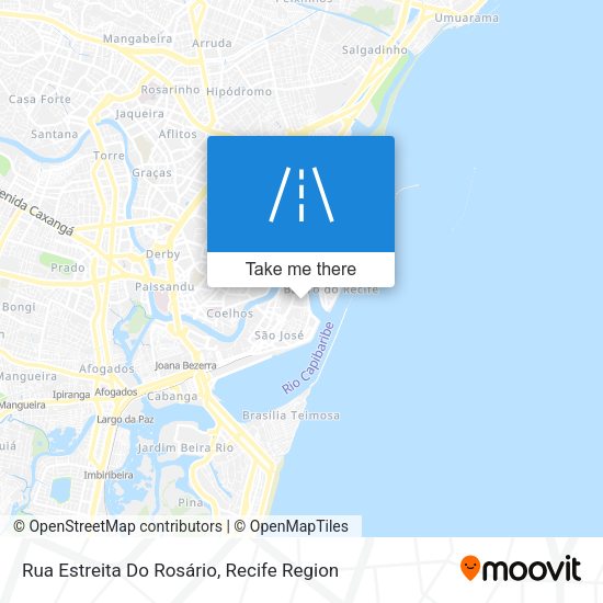 Rua Estreita Do Rosário map