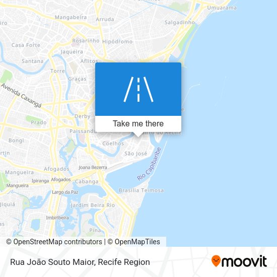 Rua João Souto Maior map