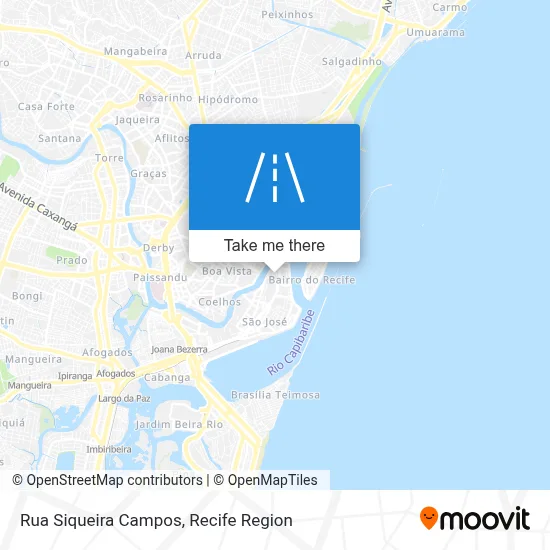 Rua Siqueira Campos map