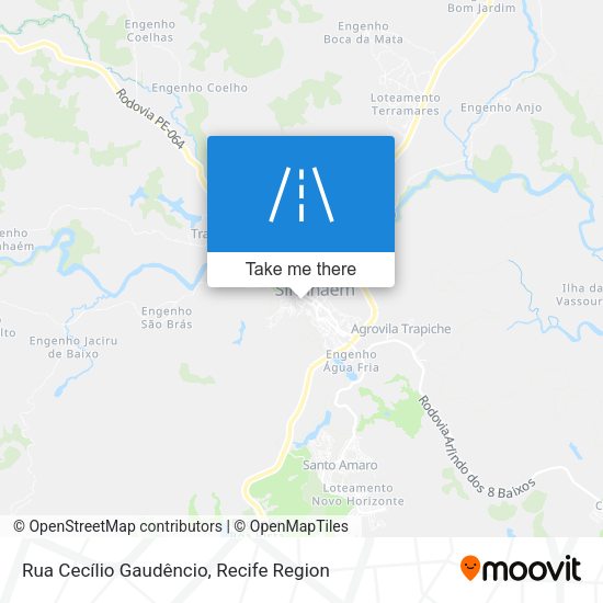 Rua Cecílio Gaudêncio map