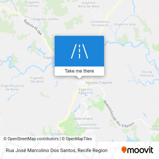 Rua José Marcolino Dos Santos map