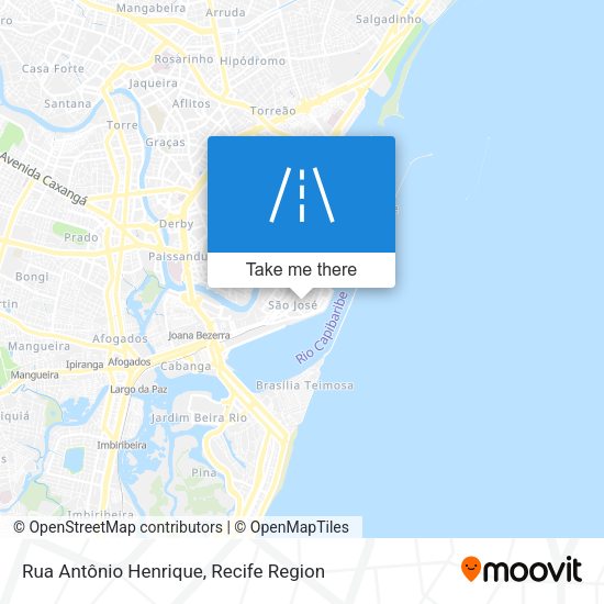 Rua Antônio Henrique map