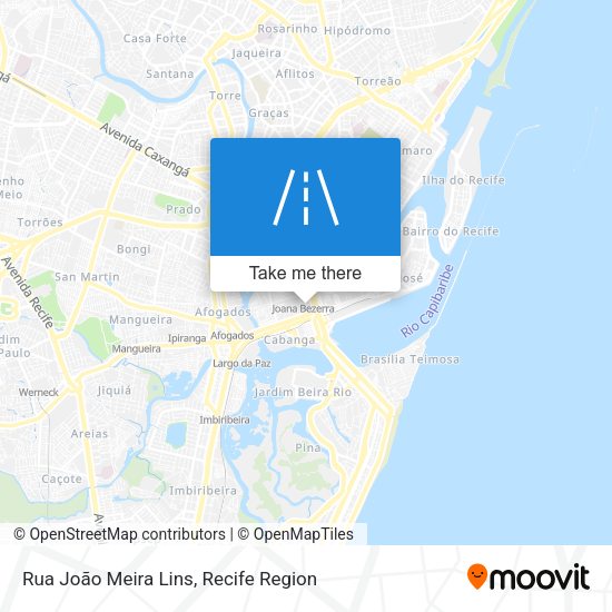 Rua João Meira Lins map