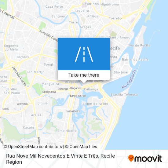 Rua Nove Mil Novecentos E Vinte E Três map