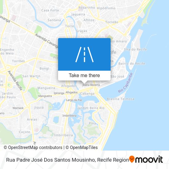 Rua Padre José Dos Santos Mousinho map