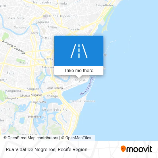 Rua Vidal De Negreiros map