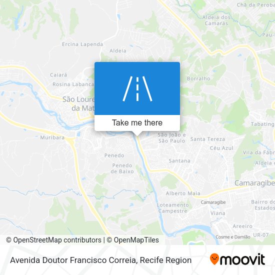 Avenida Doutor Francisco Correia map