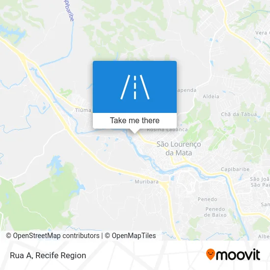 Rua A map