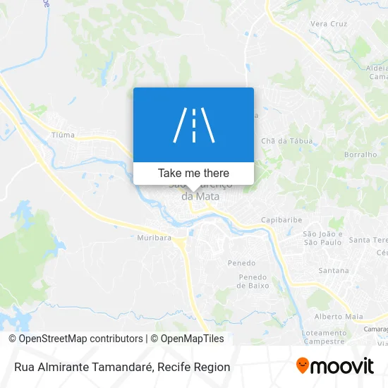 Rua Almirante Tamandaré map