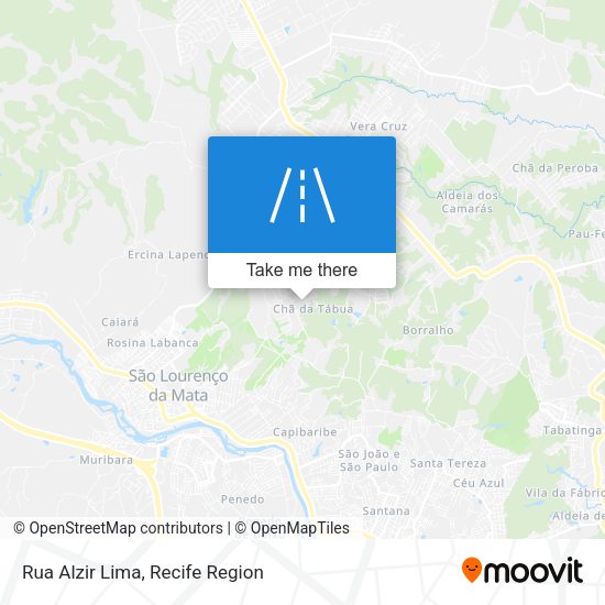 Rua Alzir Lima map