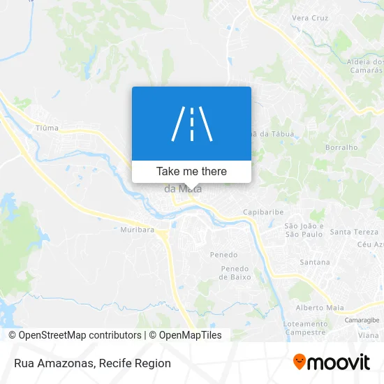 Rua Amazonas map