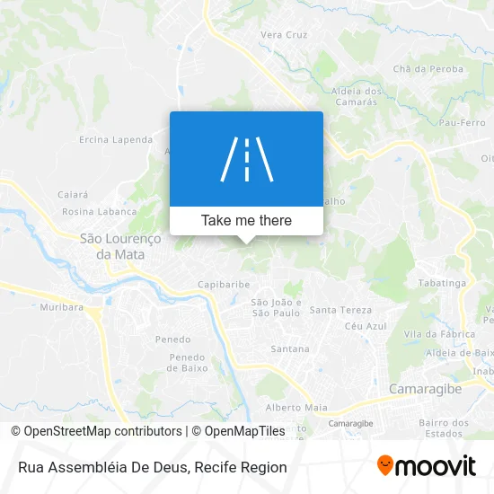 Rua Assembléia De Deus map