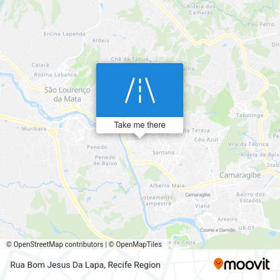 Rua Bom Jesus Da Lapa map