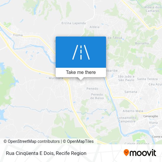 Rua Cinqüenta E Dois map
