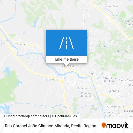 Rua Coronel João Climaco Miranda map