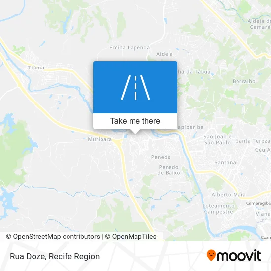 Rua Doze map