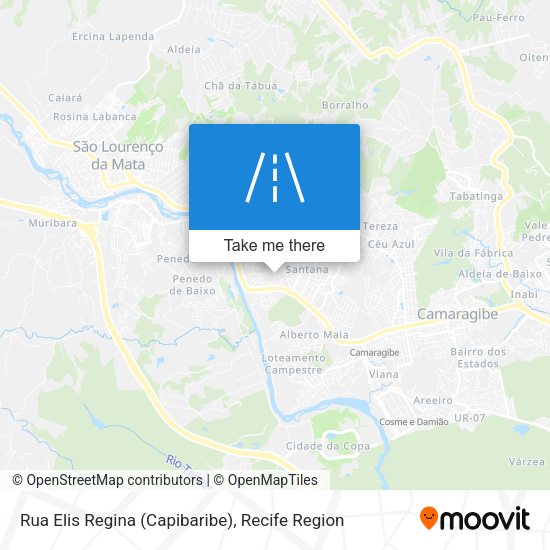 Rua Elis Regina (Capibaribe) map