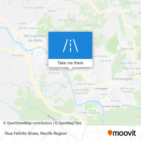 Rua Felinto Alves map