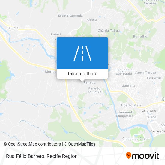 Rua Félix Barreto map