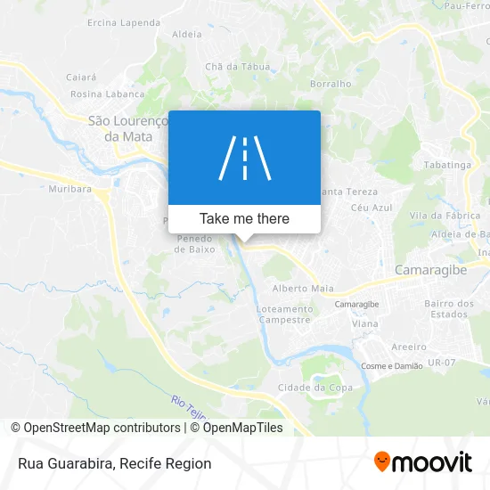 Rua Guarabira map