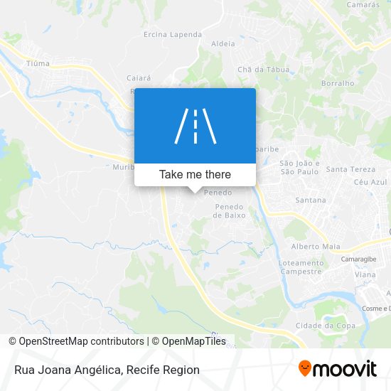 Rua Joana Angélica map