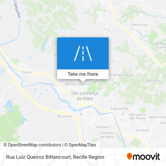 Rua Luiz Queiroz Bittencourt map