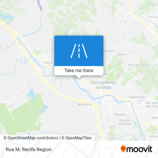 Rua M map