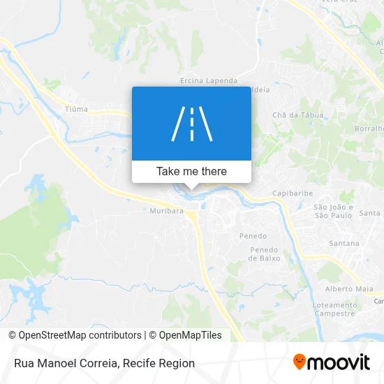 Rua Manoel Correia map