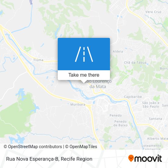 Rua Nova Esperança-B map