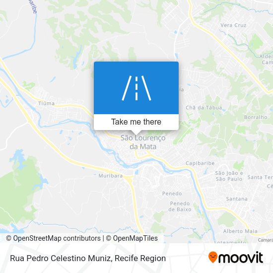 Rua Pedro Celestino Muniz map