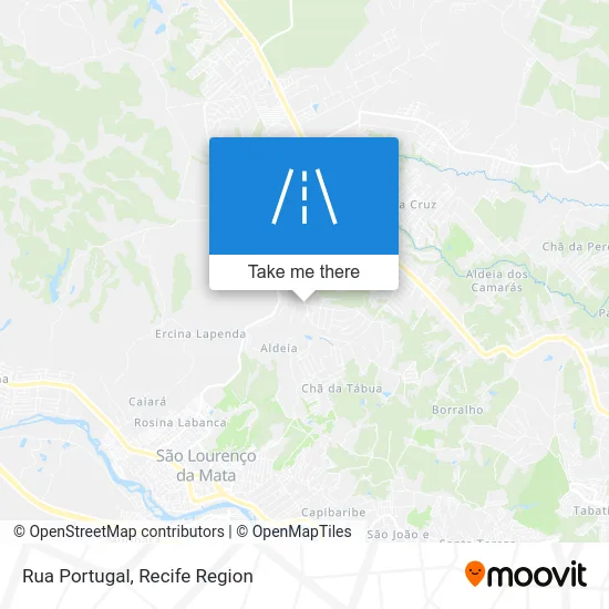 Rua Portugal map