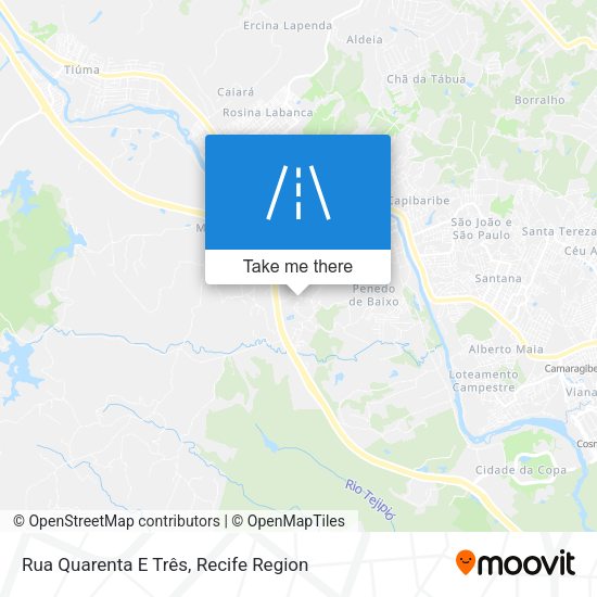 Rua Quarenta E Três map