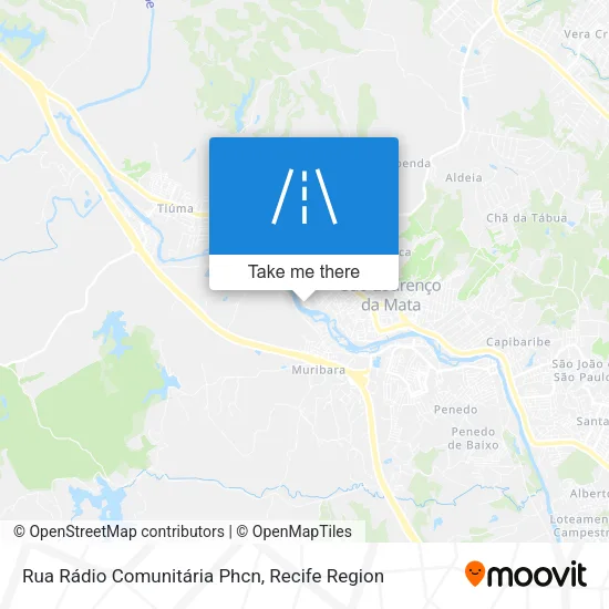 Rua Rádio Comunitária Phcn map