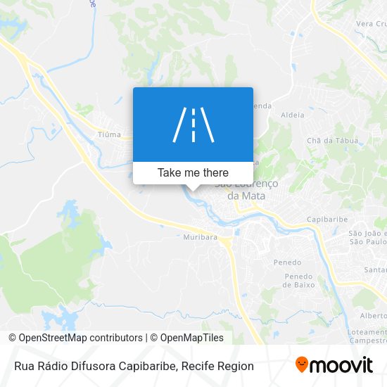 Rua Rádio Difusora Capibaribe map