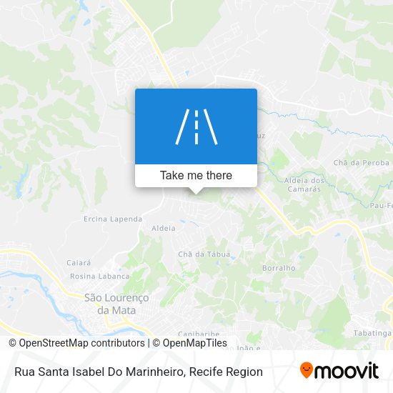 Rua Santa Isabel Do Marinheiro map