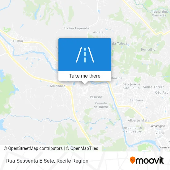 Rua Sessenta E Sete map