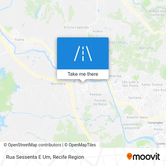 Rua Sessenta E Um map