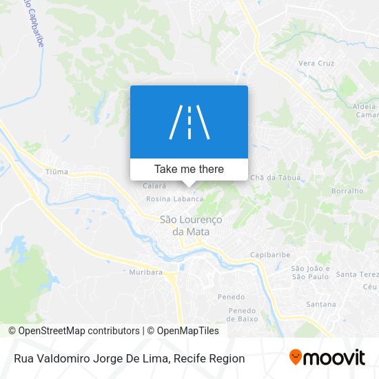 Rua Valdomiro Jorge De Lima map
