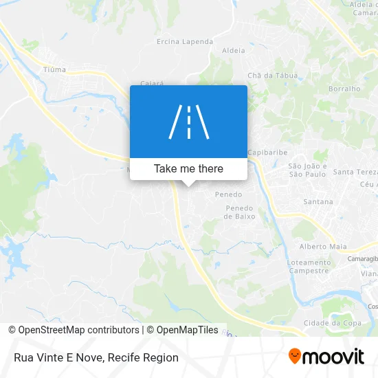 Rua Vinte E Nove map