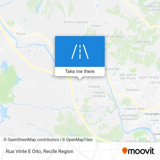 Rua Vinte E Oito map