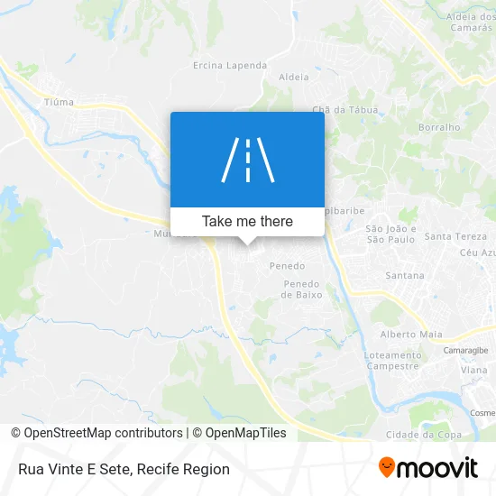 Rua Vinte E Sete map