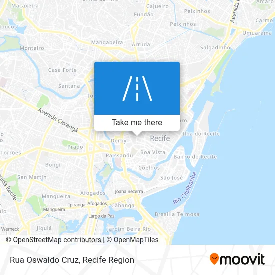 Rua Oswaldo Cruz map