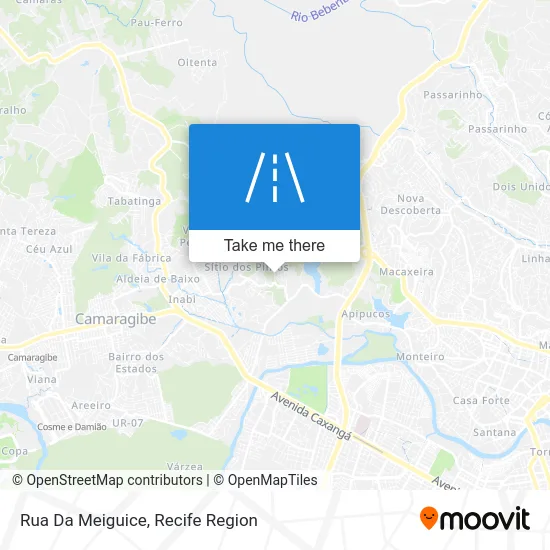 Rua Da Meiguice map