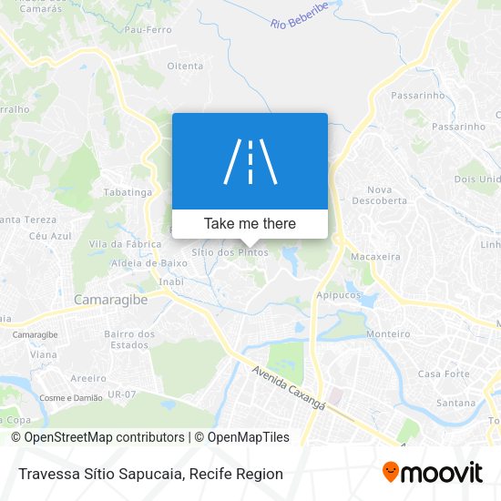 Travessa Sítio Sapucaia map