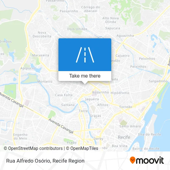 Rua Alfredo Osório map