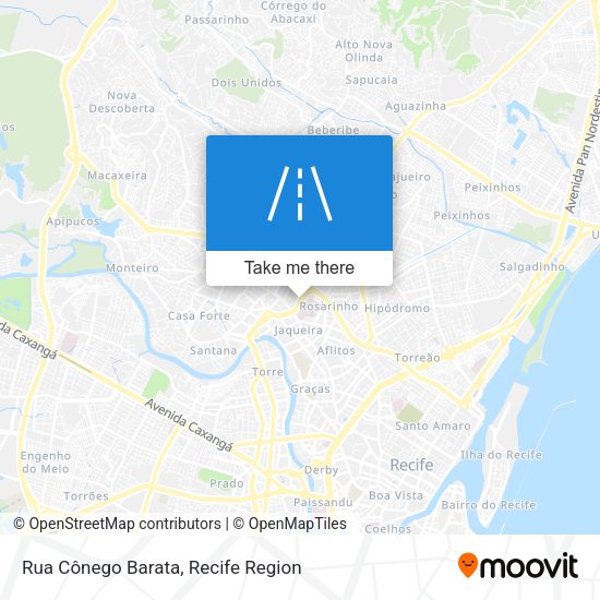 Rua Cônego Barata map