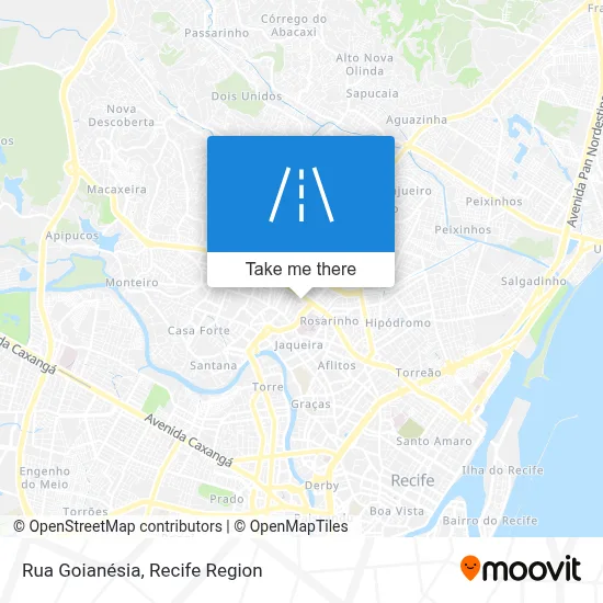 Rua Goianésia map