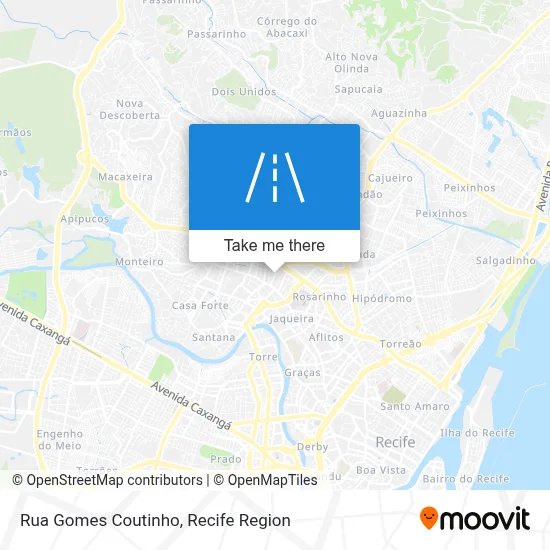 Rua Gomes Coutinho map